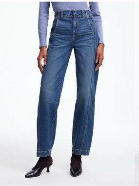 NWT Madewell Tapered Denim Trousers Size 29